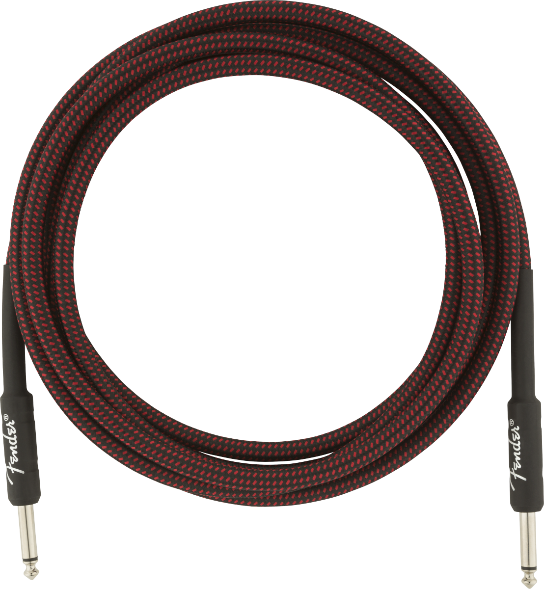 Fender Professional Series Instrument Cable, 10', Red Tweed