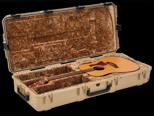 SKB iSeries Waterproof Acoustic Guitar Case (Tan)