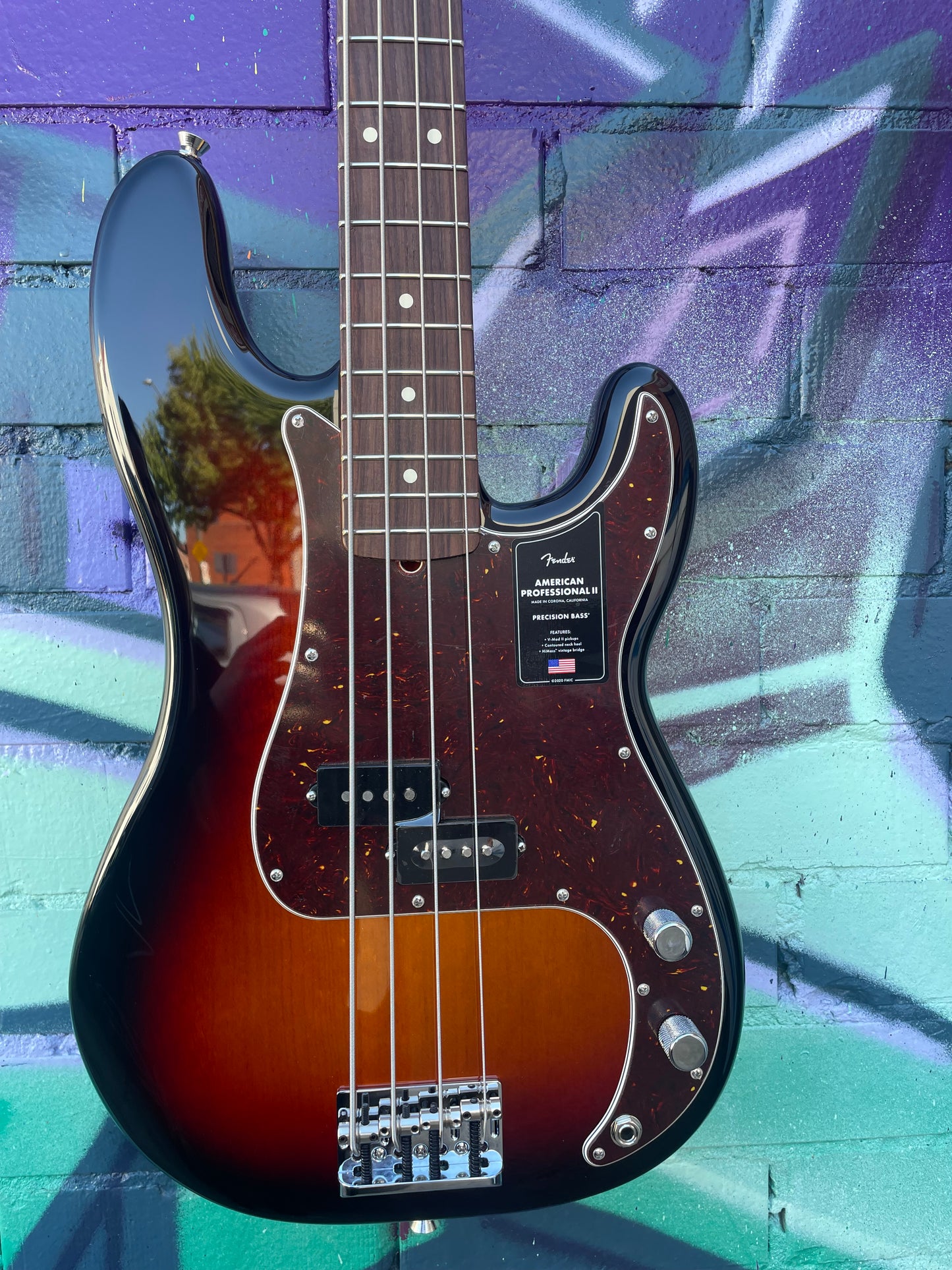 Fender American Professional II Precision Electric Bass - 3 Colour Sunburst