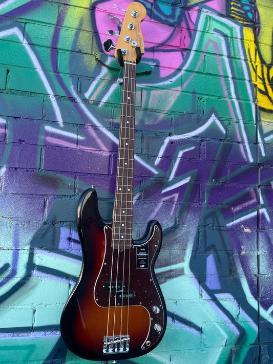 Fender American Professional II Precision Electric Bass - 3 Colour Sunburst