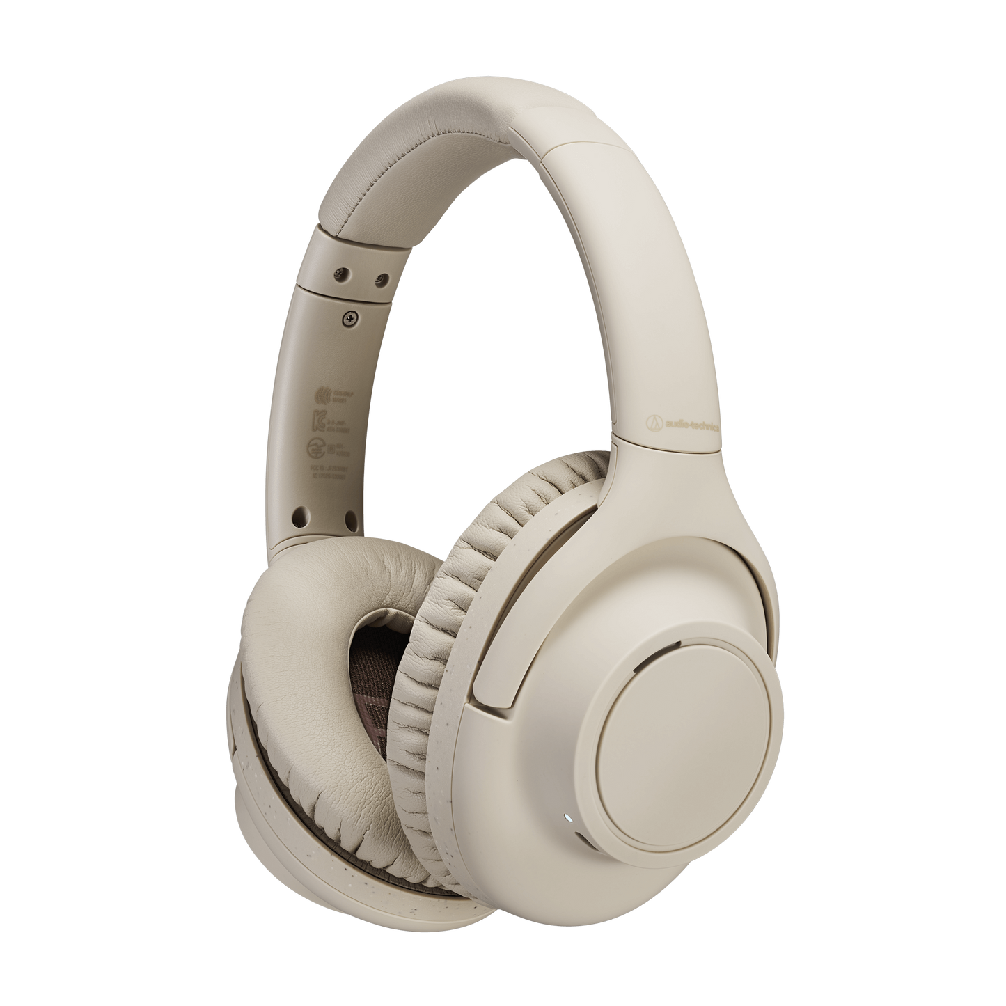 Audio Technica ATH-S300BT Wireless Noise-Cancelling Over-Ear Headphones - Beige