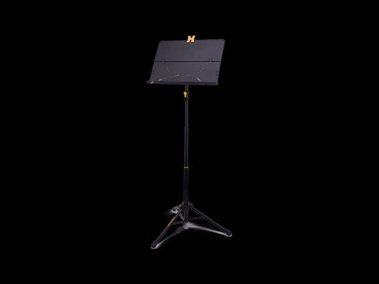 Hercules BS408BPLUS: 3-Section Music Stand, Foldable Desk