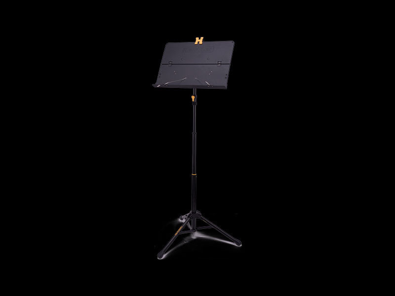 Hercules BS408BPLUS 3-Section Music Stand, Foldable Desk