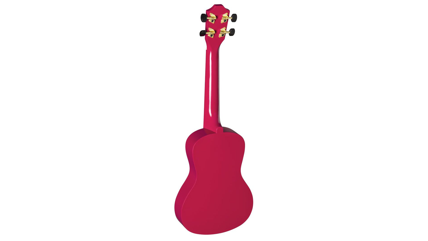 Baton Rouge UR1-C-MRD Concert Ukulele - Matte Red