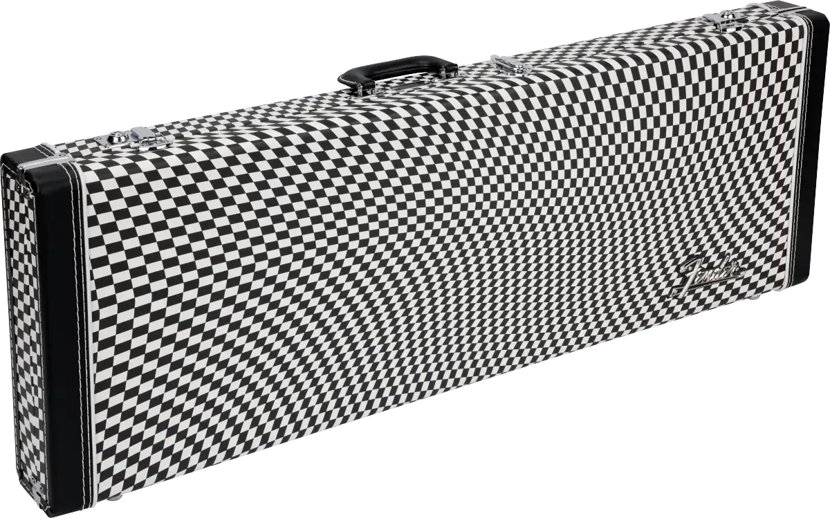 Fender Classic Series Strat/Tele Case, Wavy Checkerboard