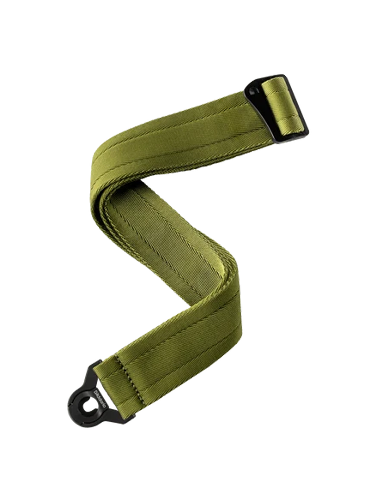 D'Addario Auto Lock Guitar Strap - Moss