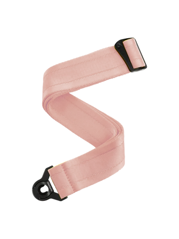 D'Addario Auto Lock Guitar Strap - New Rose