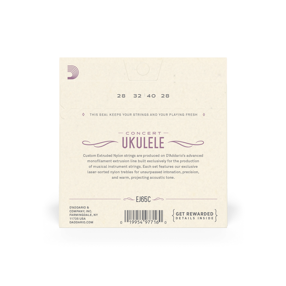 D'Addario EJ65C Pro-Arte Concert Ukulele Strings