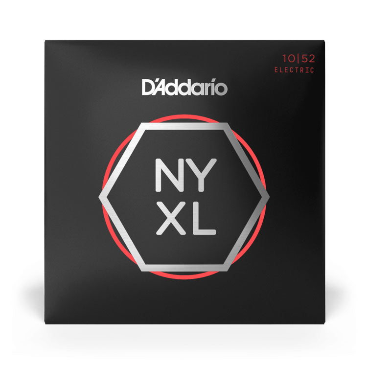 D'Addario NYXL NYXL1052 Light Top/Heavy Bottom 10-52 6-String Electric Guitar Strings