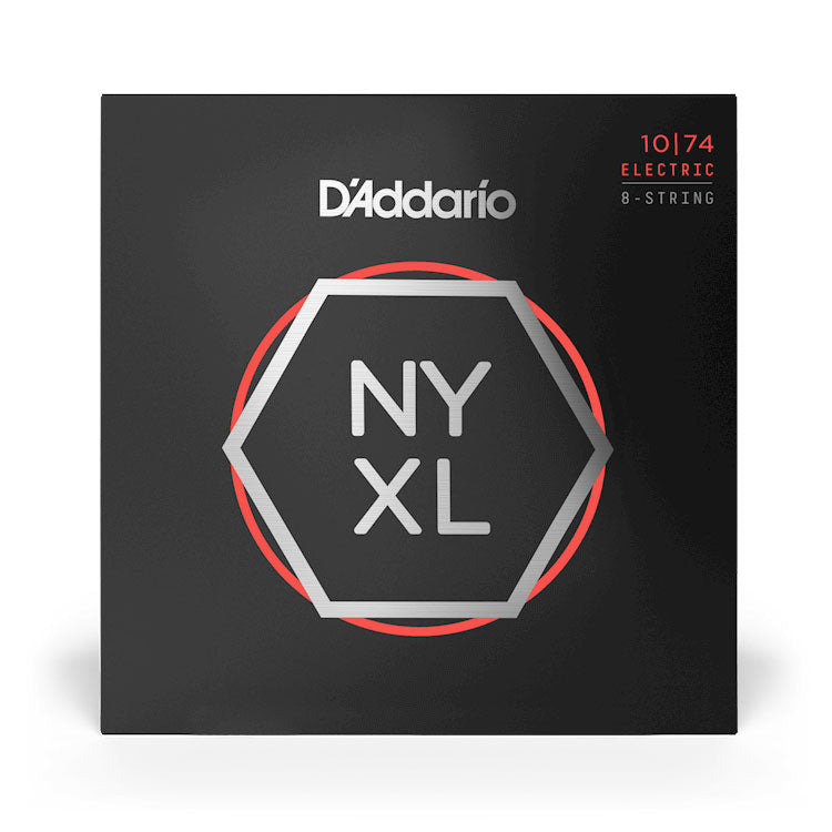 D'Addario NYXL NYXL1074 Light Top/Heavy Bottom 10-74 8-String Electric Guitar Strings