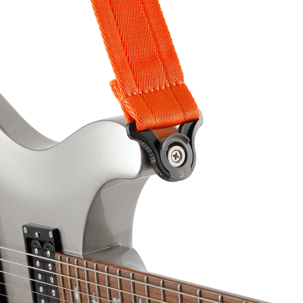 D'Addario Auto Lock Nylon Guitar Strap - Sundown
