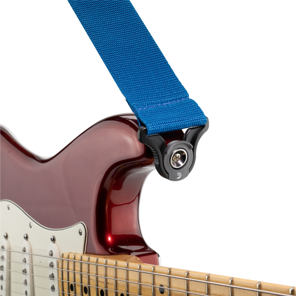 D'Addario Auto Lock Polypro Guitar Strap - Blue