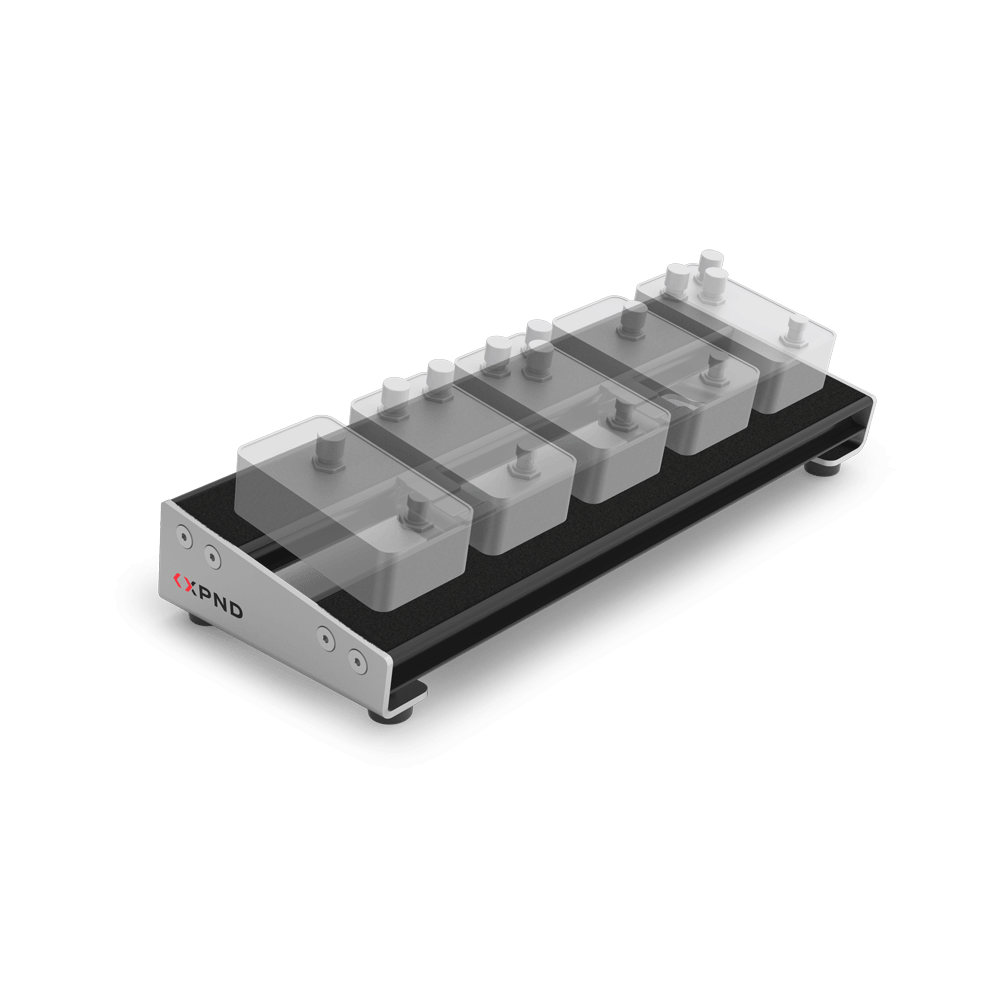 D'Addario XPND Core Single Row Pedalboard