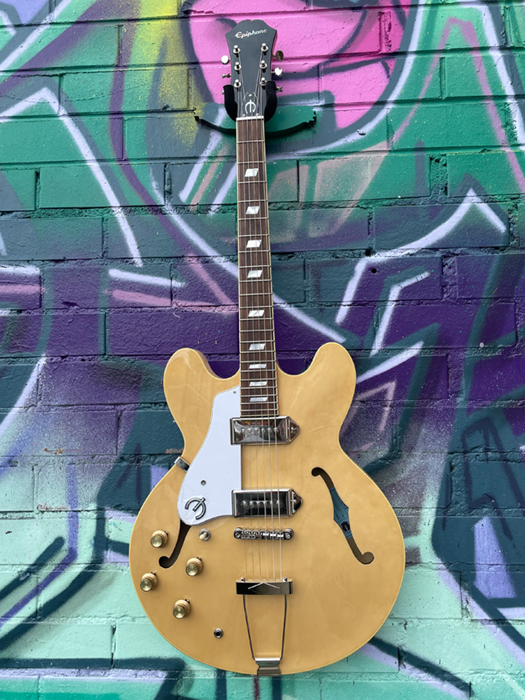 Epiphone Casino Left Handed Electric Guitar - Natural – Guitar