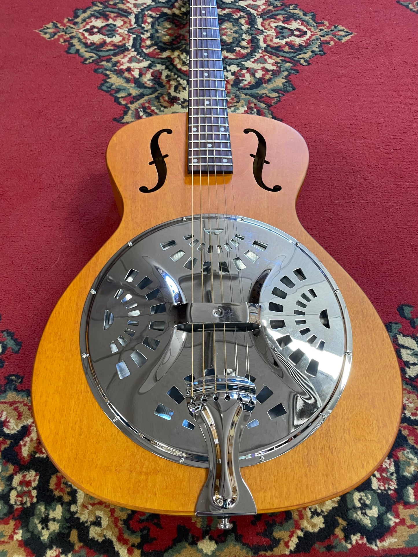 Epiphone Dobro Hound Dog Round Neck VB Resonator Acoustic Guitar - Vintage Brown