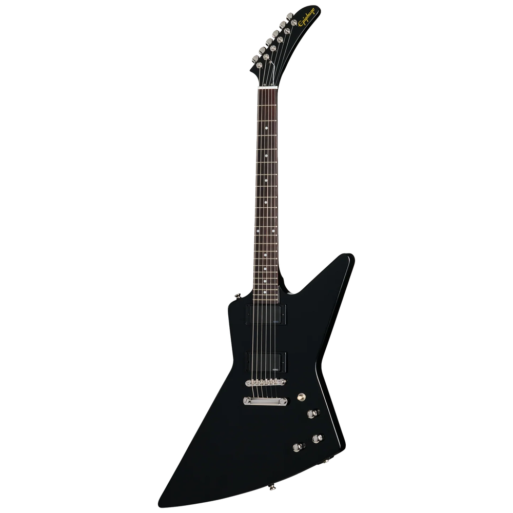 Epiphone Explorer 80s EMG Electric Guitar - Ebony – Guitar Paradise