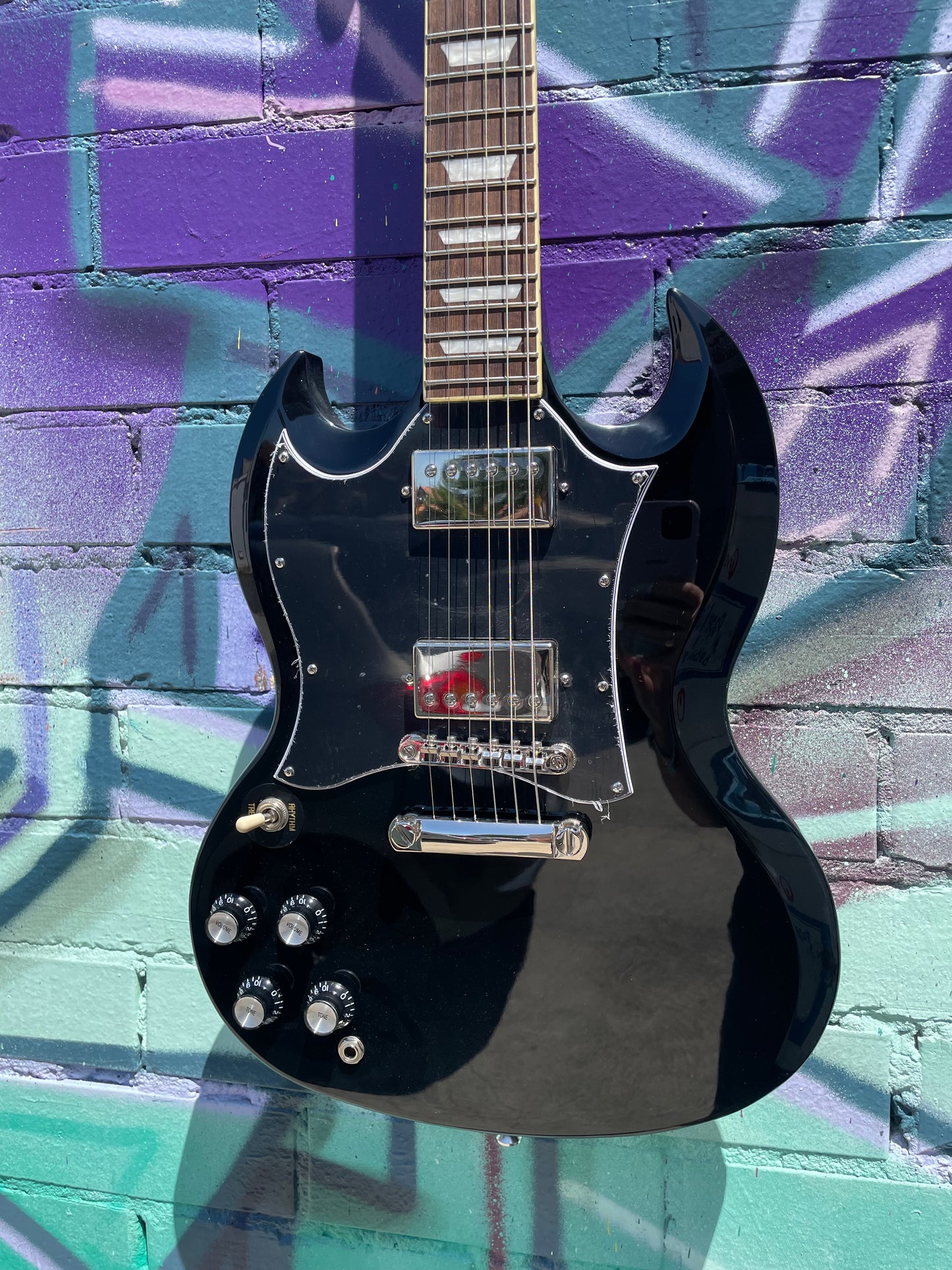 Epiphone SG Standard Left Handed Electric Guitar - Ebony