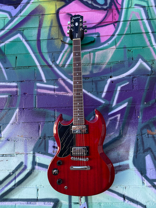 Epiphone SG Tribute Left Handed Electric Guitar - Cherry