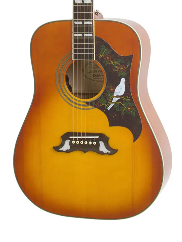 Epiphone Dove Studio Electric Acoustic Guitars - Violinburst