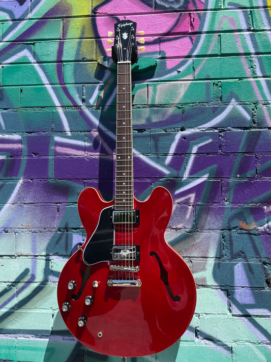 Epiphone ES-335 Left Handed Electric Guitar - Cherry