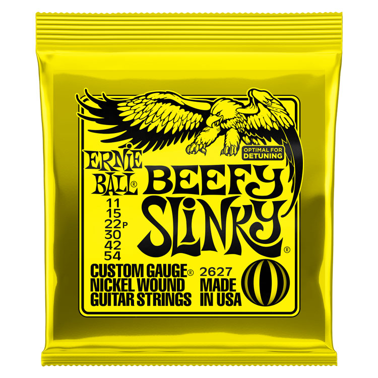 Ernie Ball Beefy Slinky 11-54 Nickel Wound 6-String Electric Guitar Strings