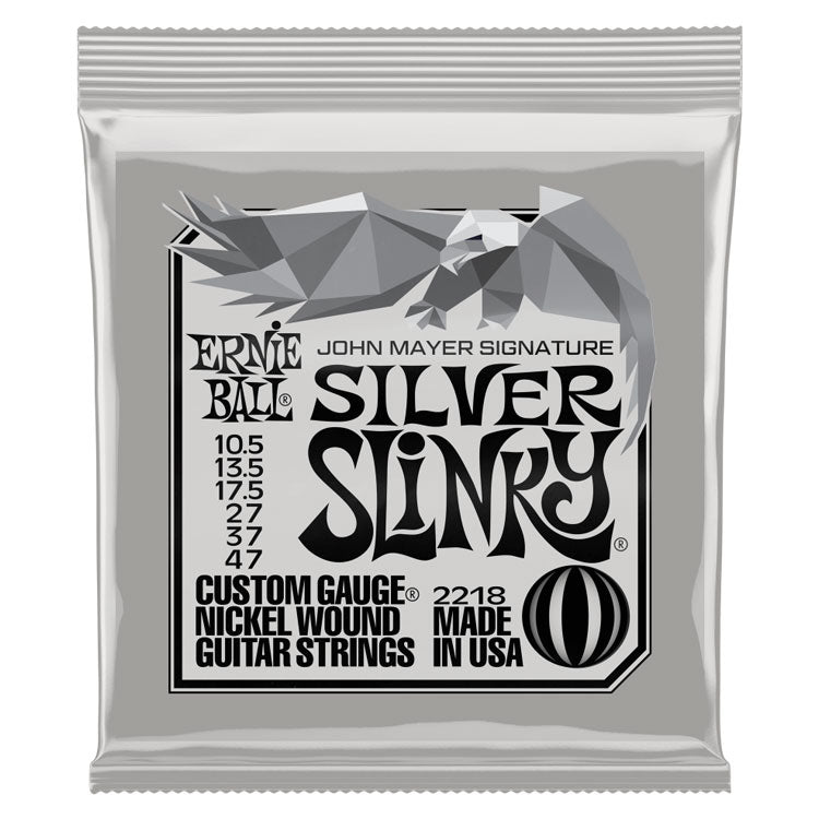 Ernie Ball John Mayer Signature Silver Slinky 10.5-47 6-String Electric Guitar Strings