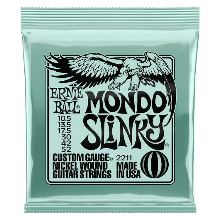 Ernie Ball Mondo Slinky 10.5-52 Nickel Wound 6-String Electric Guitar Strings
