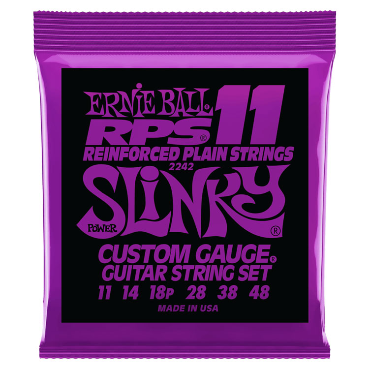 Ernie Ball Power Slinky RPS 11-48 Nickel Wound 6-String Electric Guitar Strings