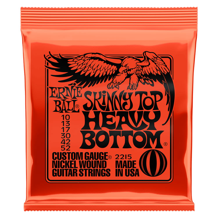 Ernie Ball Skinny Top/Heavy Bottom Slinky 10-52 Nickel Wound 6-String Electric Guitar Strings