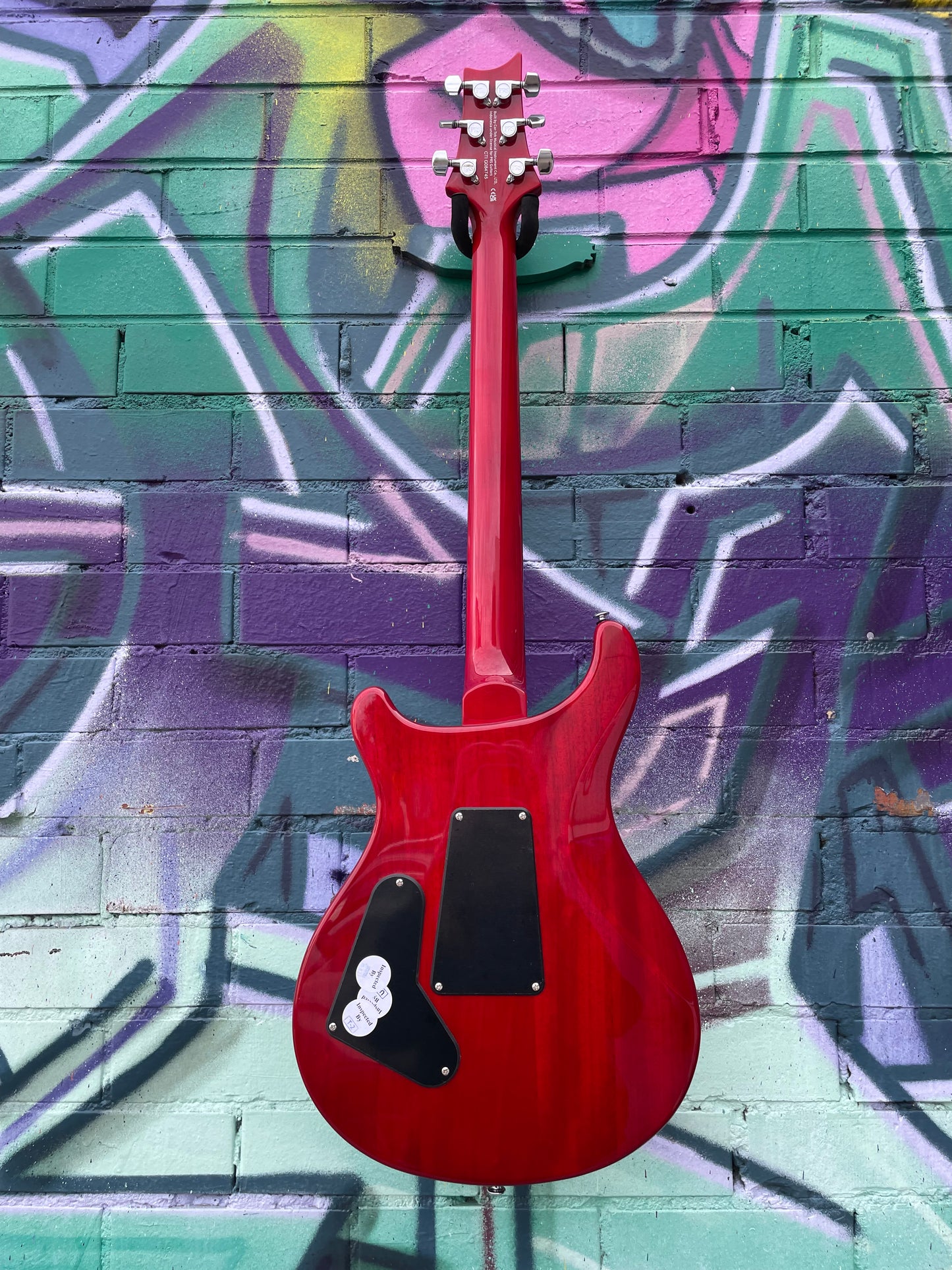 PRS SE Custom 24 "Floyd" Electric Guitar - Charcoal Cherry Burst