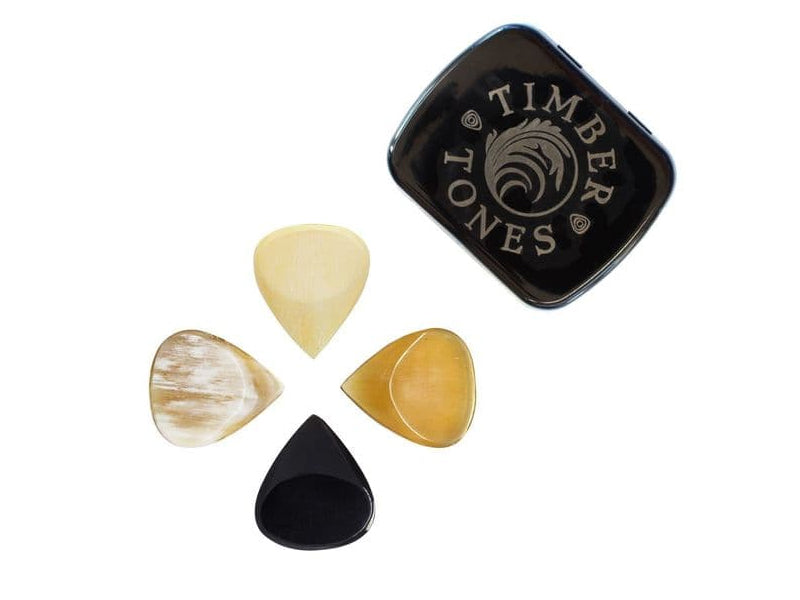 Timber Tones - Jazz Tones Fat Mixed Tin of 4 Guitar Picks