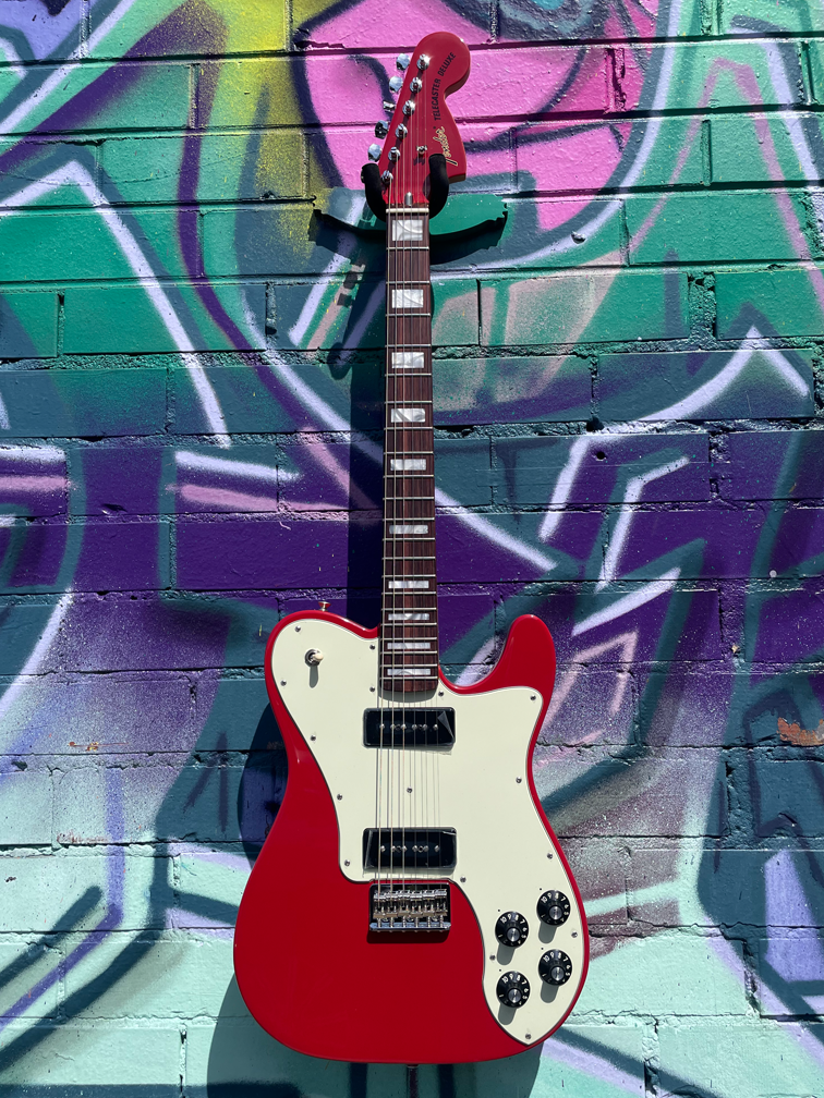 Fender Chris Shiflett Cleaver Telecaster Deluxe Electric Guitar - Dakota Red