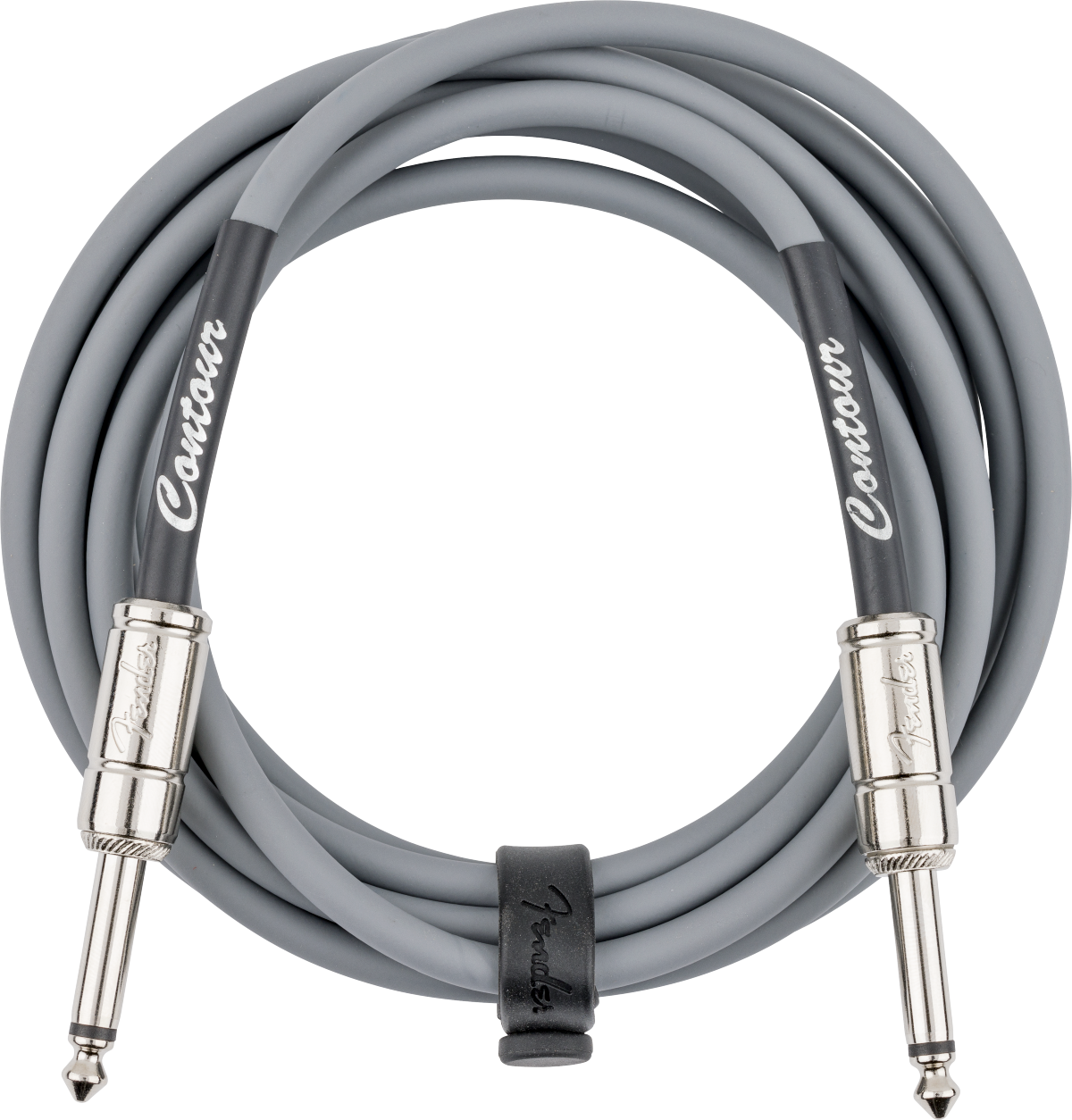 Fender Contour Series Instrument Cables - Inca Silver (10ft)