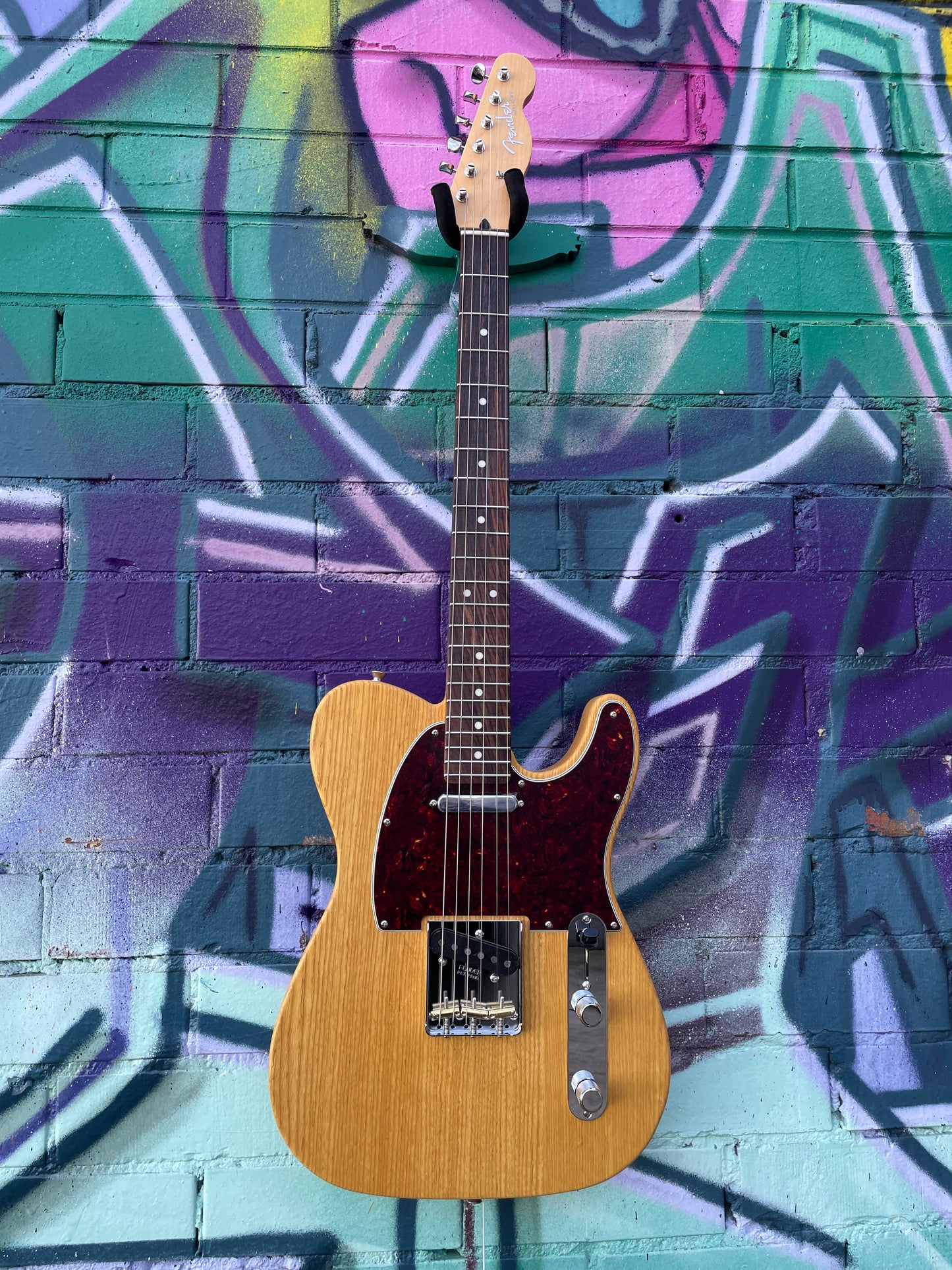 Fender Limited Edition MIJ Raw Ash Telecaster Electric Guitar - Vintage Natural