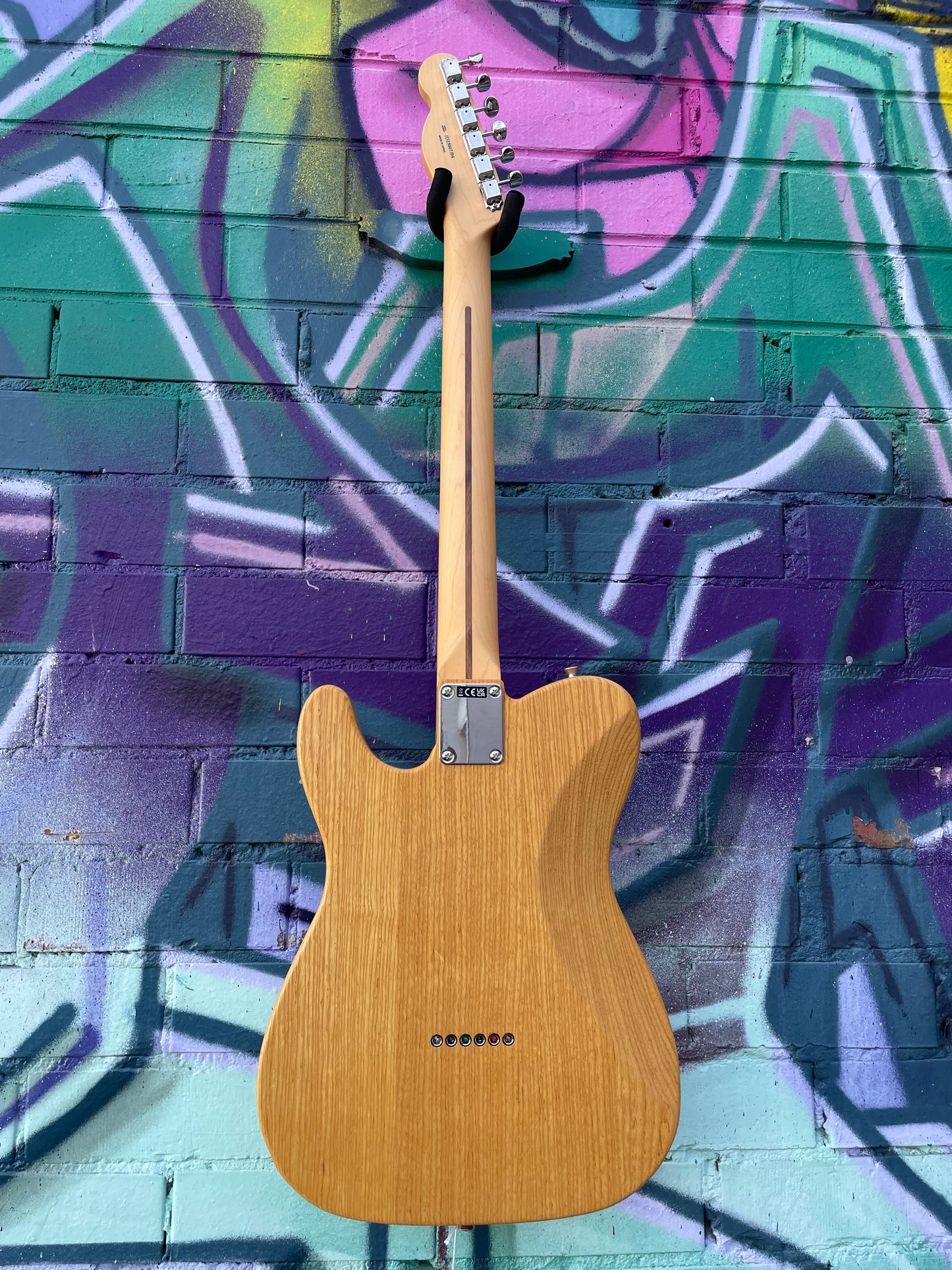 Fender Limited Edition MIJ Raw Ash Telecaster Electric Guitar - Vintage Natural