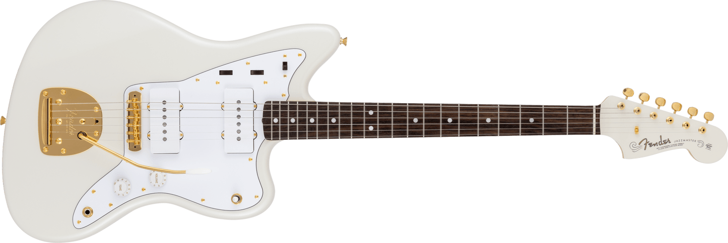 Fender MIJ Traditional 60s Jazzmaster Electric Guitar - White Pearl