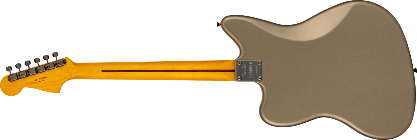 Fender Made in Japan Hybrid II 2026 Collection Satin Metallic Jazzmaster Electric Guitar - Matte Champagne Mirage