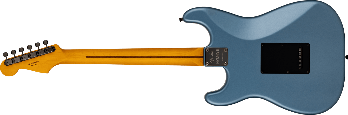 Fender Made in Japan Hybrid II 2026 Collection Stratocaster Satin Metallic Electric Guitar - Matte Aero Blue