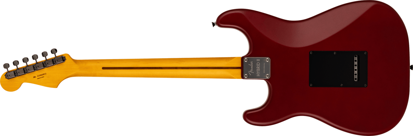 Fender Made in Japan Hybrid II 2026 Collection Stratocaster Satin Metallic Electric Guitar - Matte Inferno Red