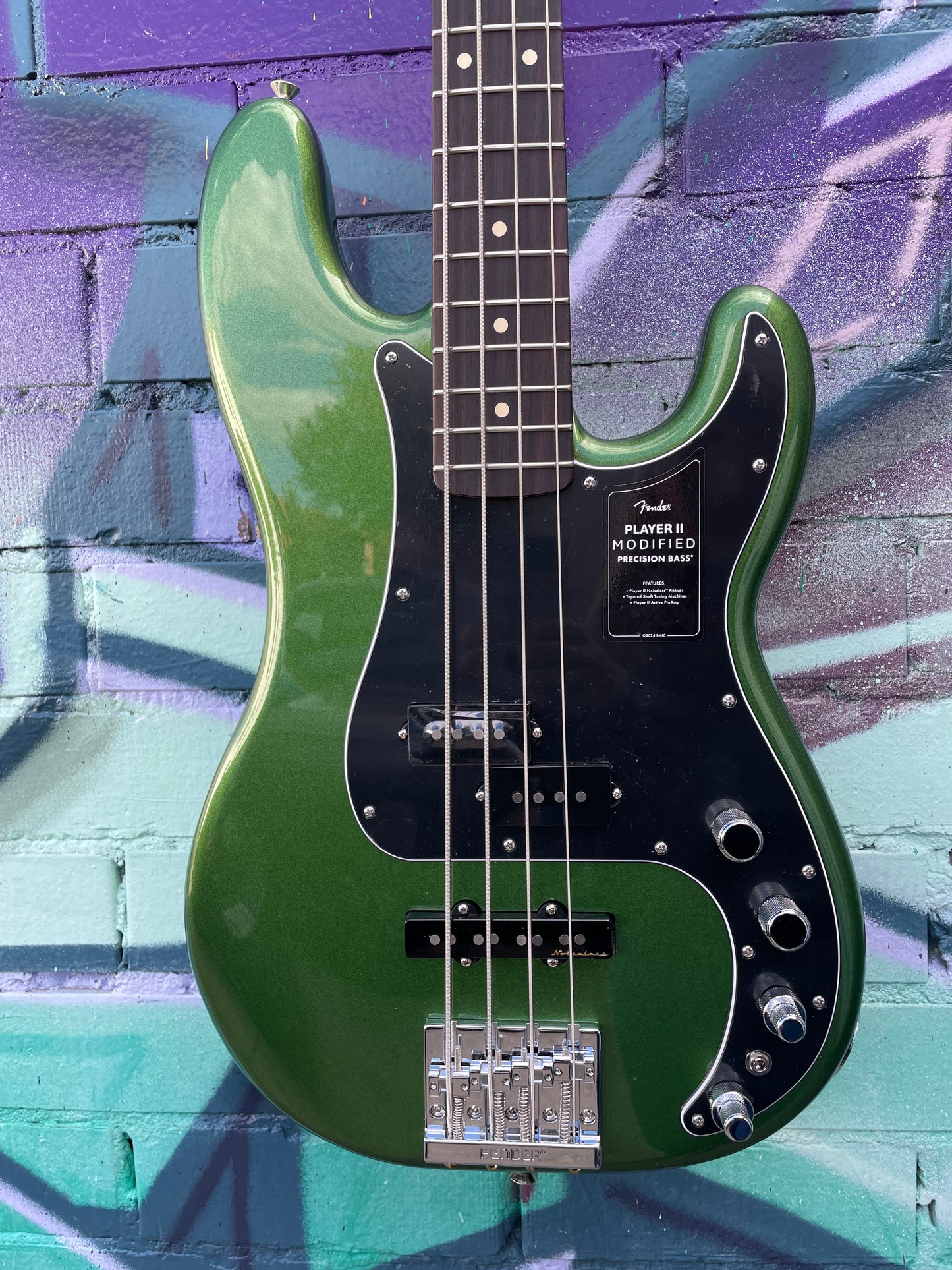 Fender Player II Modified Active Precision Bass - Harvest Green Metallic