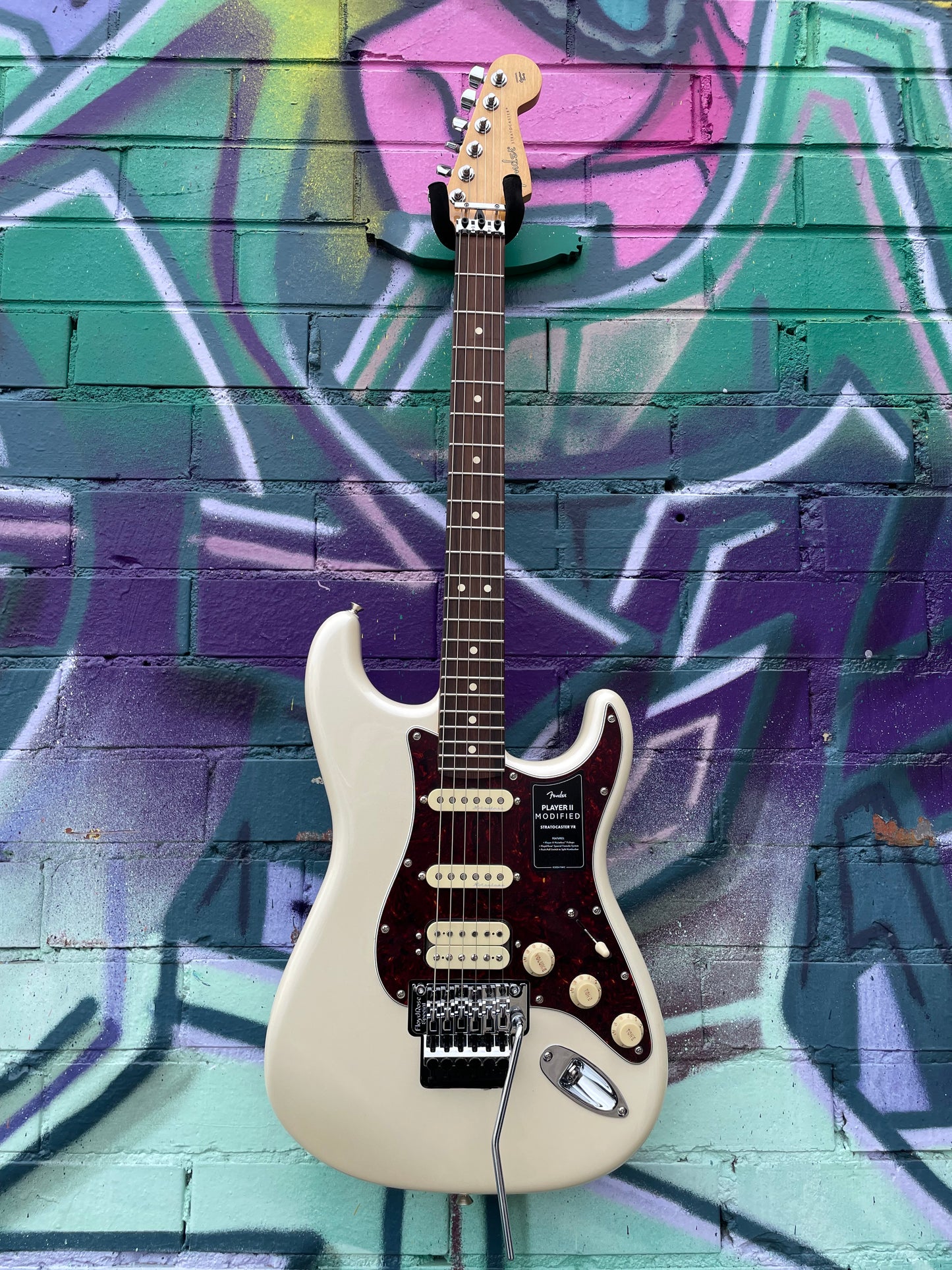 Fender Player II Modified Stratocaster HSS Floyd Rose Electric Guitar - Olympic Pearl