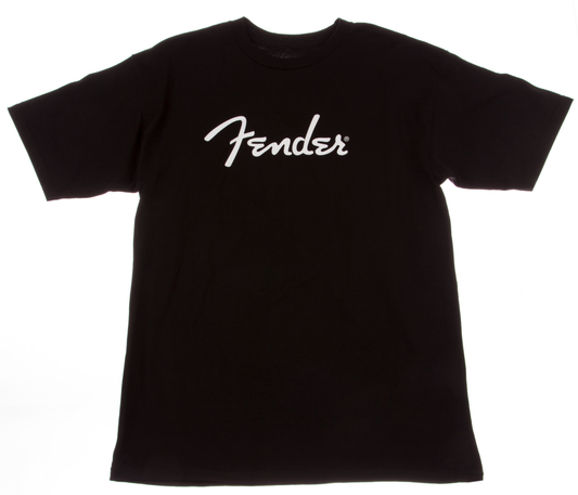 Fender Spaghetti Logo T-Shirt - Black
