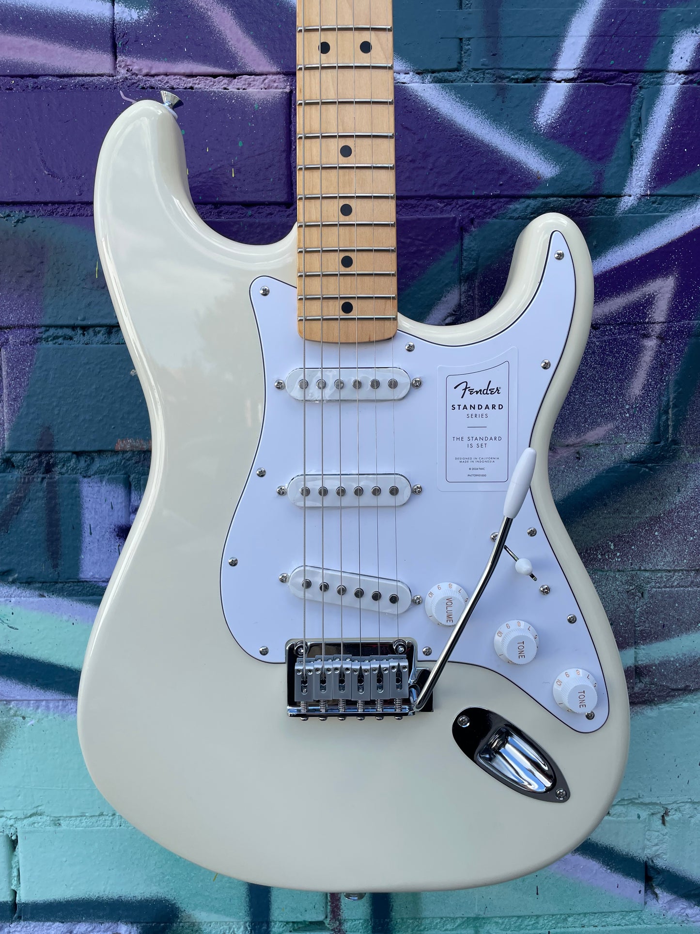 Fender Standard Stratocaster Electric Guitar - Olympic White
