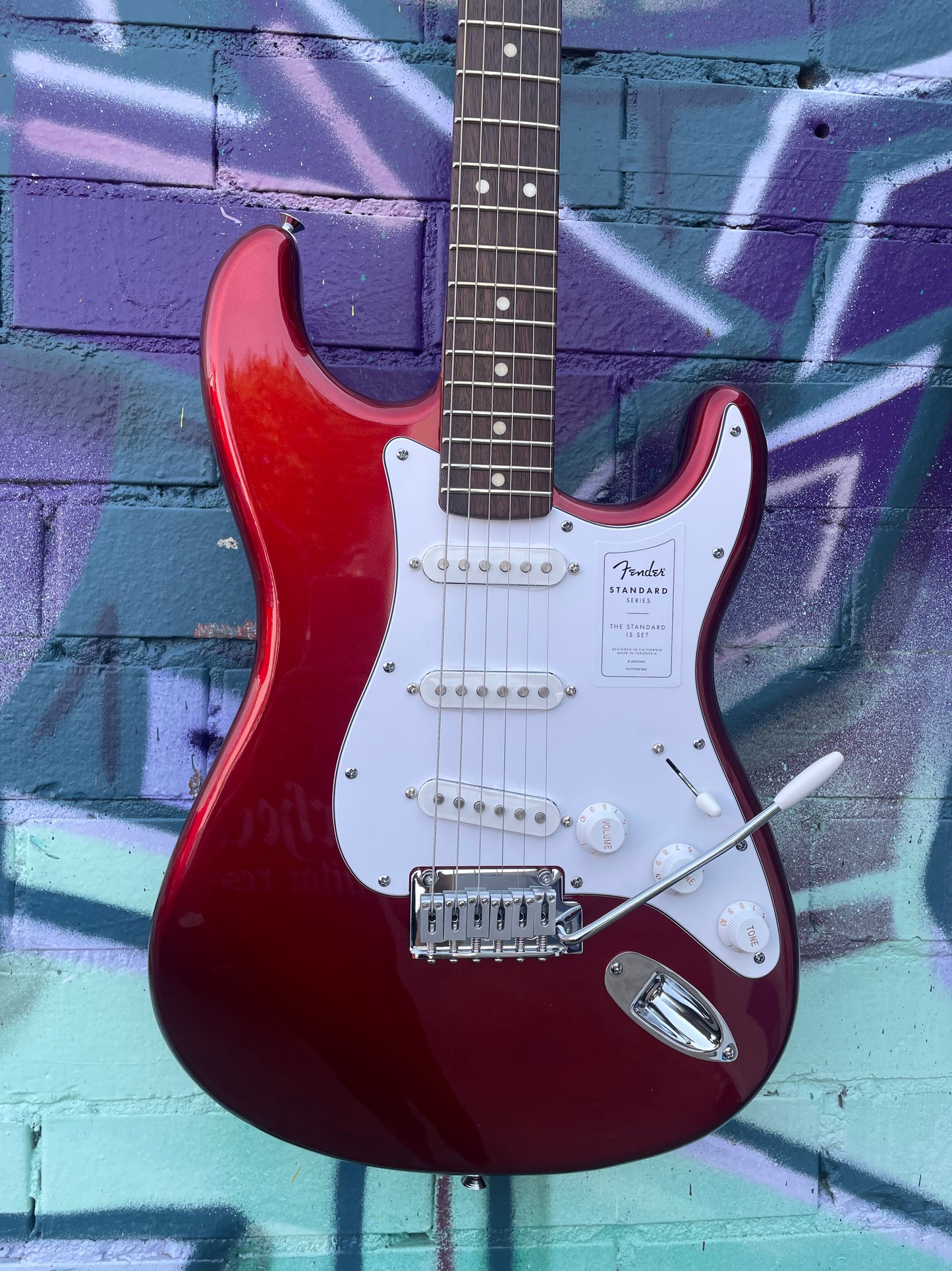 Fender Standard Stratocaster HSS Electric Guitars - Candy Cola