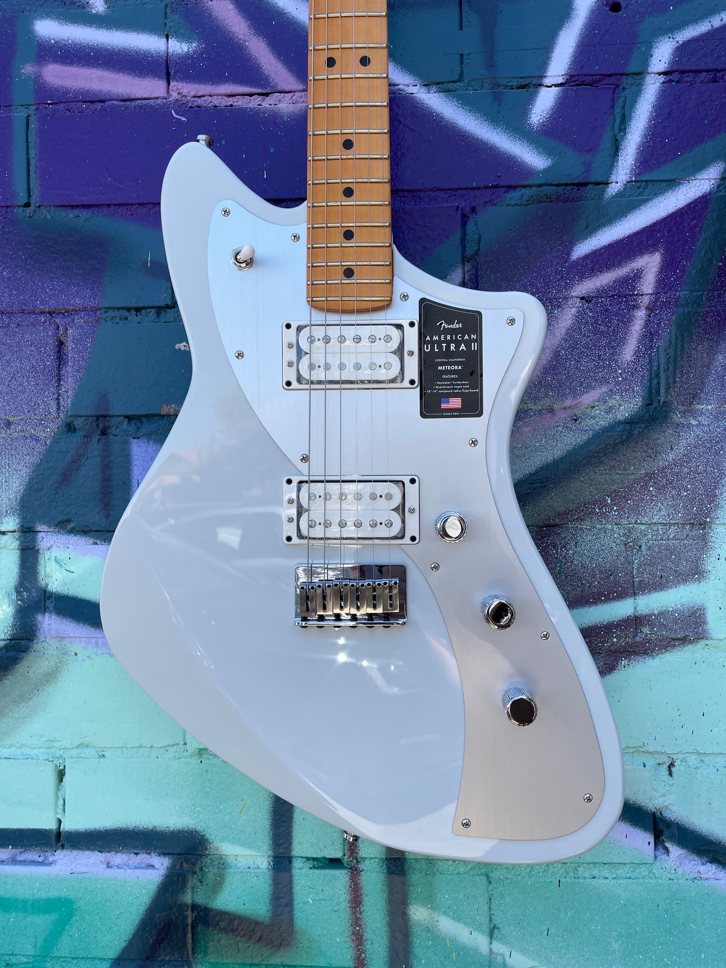 Fender American Ultra II Meteora Electric Guitar - Avalanche