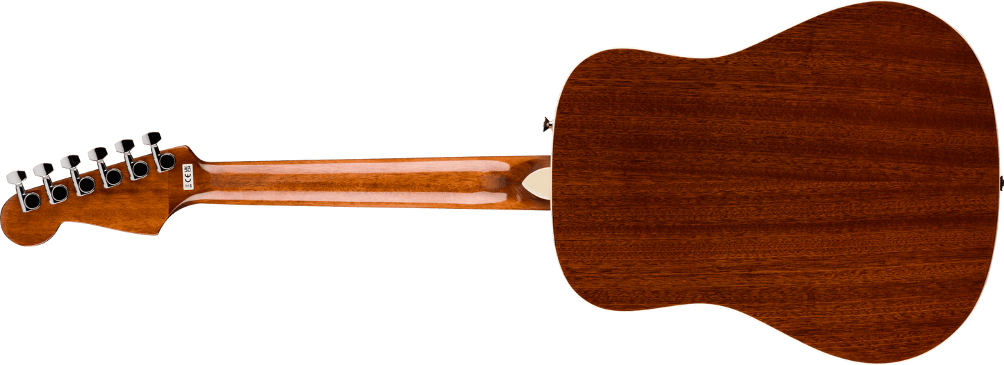 Fender California Standard Redondo Mini Acoustic Guitar with Bag - Natural Sapele