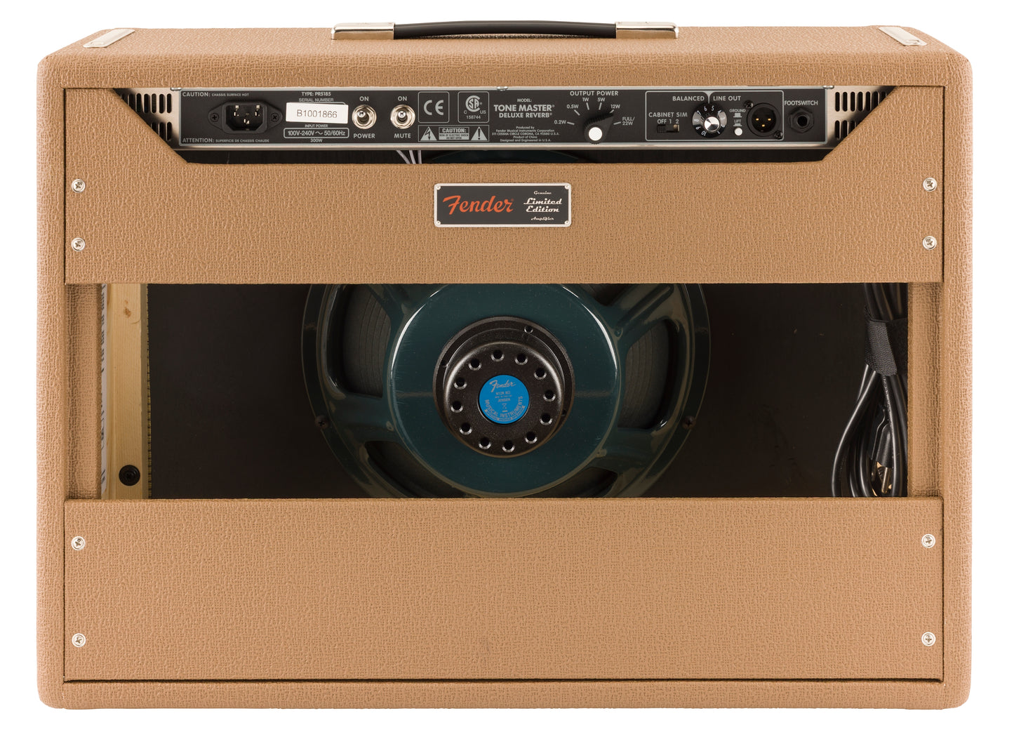 Fender FSR Limited Edition Tone Master Deluxe Reverb Amplifier - Cocoa Nubtex