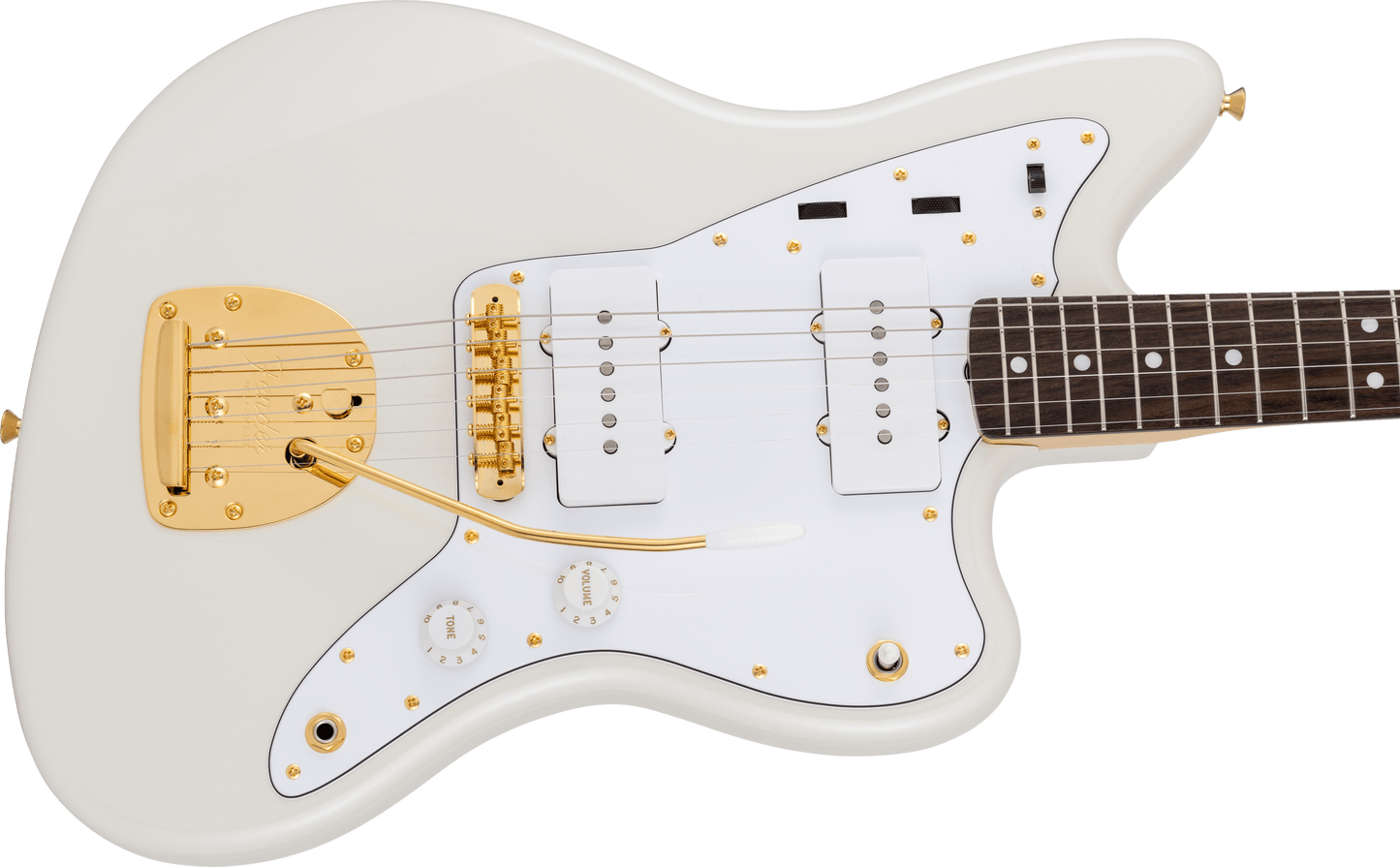 Fender MIJ Traditional 60s Jazzmaster Electric Guitar - White Pearl