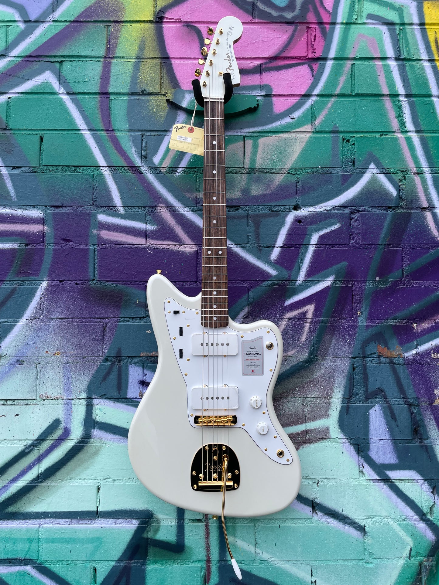 Fender MIJ Traditional 60s Jazzmaster Electric Guitar - White Pearl