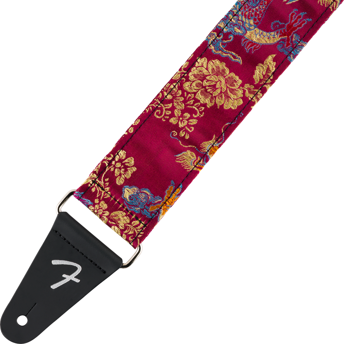 Fender Satin Dragon Strap - Wine